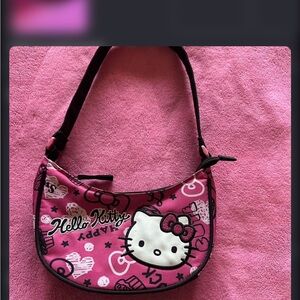 Hello Kitty Pink and White Shoulder Bag